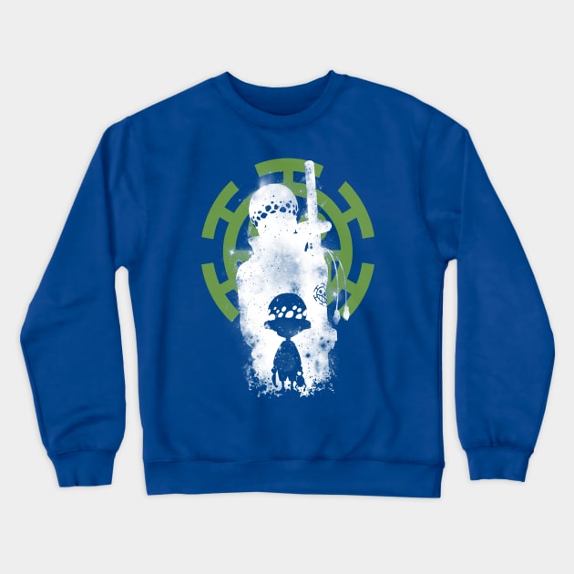 Trafalgar D  water Law Crewneck Sweatshirt by Genesis993